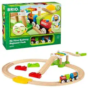Holzeisenbahn BRIO World 33727 Mein erstes Bahn Spiel Set – Zug