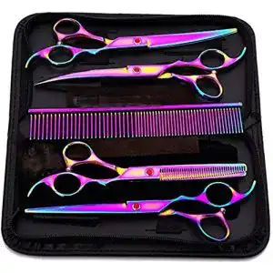 Hundeschere Aytop Hundesalon Schere Set, Haustier Trimmer Kit