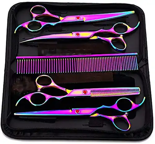 Hundeschere Aytop Hundesalon Schere Set, Haustier Trimmer Kit
