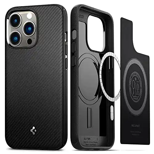Spigen-Hülle Spigen Mag Armor Hülle Matte Black