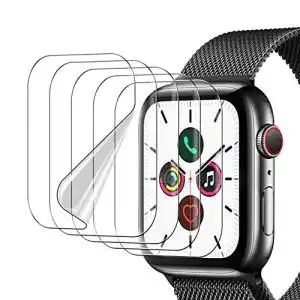 Apple-Watch-Schutzfolie UniqueMe 5 Stück Schutzfolie, 44/45mm