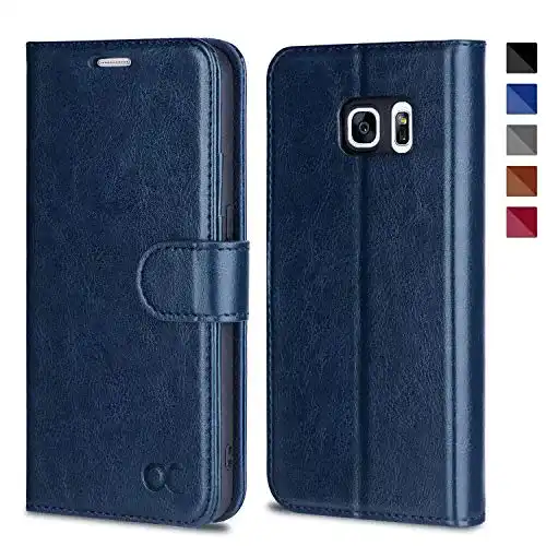Samsung-Galaxy-S7-Hülle OCASE, Premium Leder, Standfunktion