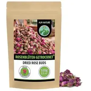 Getrocknete Rosen Alpi Nature Rosenblüten getrocknet (100g)