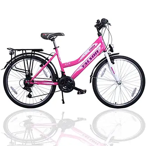 Mädchenfahrrad 24 Zoll Talson 24 Zoll Mädchenfahrrad 21-Gang