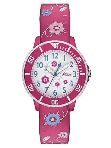 Kinderuhr s.Oliver Kinder-Armbanduhren Analog Quarz