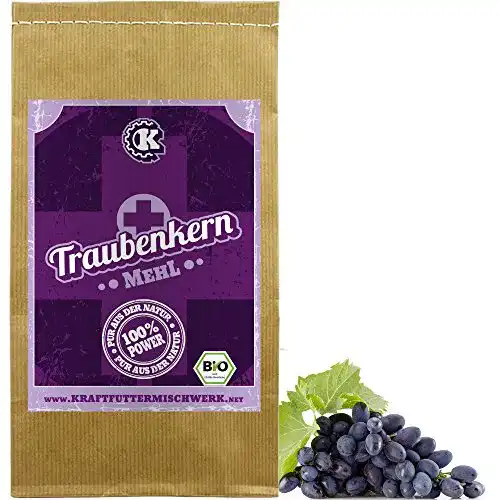 OPC-Pulver Kraftmischer BIO Traubenkernmehl 1kg fein vermahlen