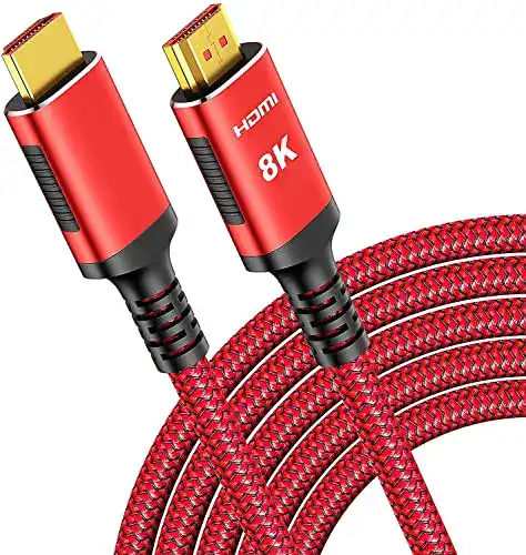 HDMI-2.1-Kabel SNOWKIDS 10Meter Lange HDMI Kabel 8K