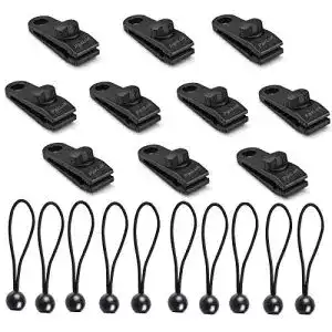 Planenclips YUDINGXI 10 Sets Tarp Clip Zelte Clip Zeltplanen