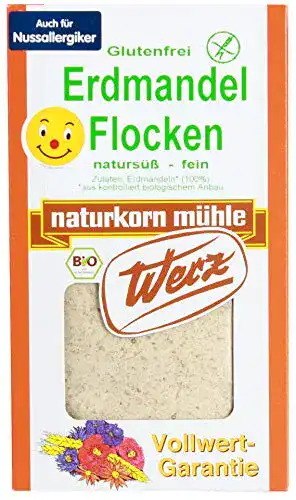 Erdmandelflocken Werz, glutenfrei, 250 g Packung, Bio