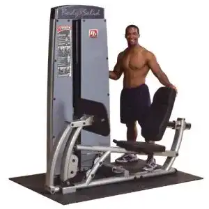 Beinpresse Body-Solid DCLP-SF Pro Dual und Wadenmaschine