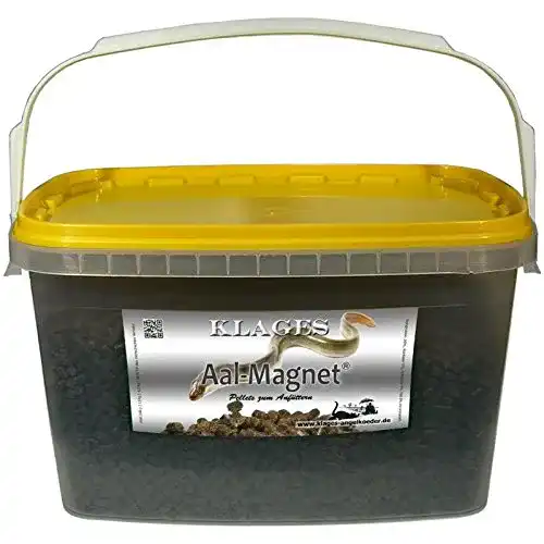 Aal-Lockstoff Klages Aal Magnet 5mm Pellets 4 kg Eimer