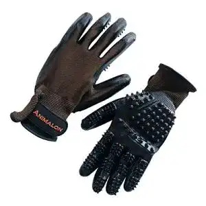 Fellpflege-Handschuh Animalon, aus Kautschuk (Doppelpack)