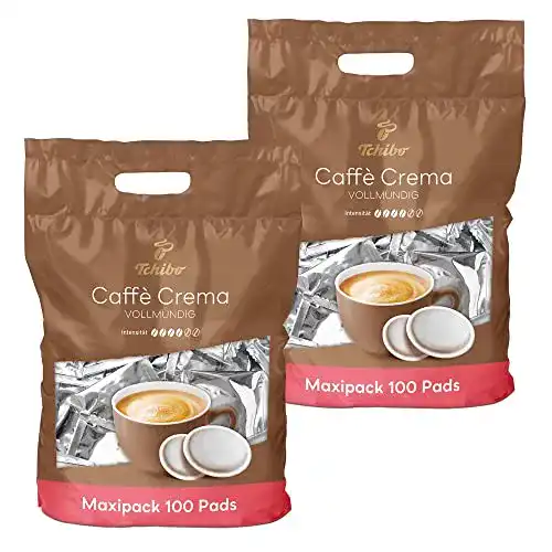 Kaffeepads Tchibo Caffè Crema Kaffee-Pads, 200 Stück (2×100)