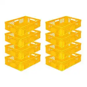 Bäckerkiste DIE BOX FABRIK 8x Eurobehälter, 600x400x150 mm