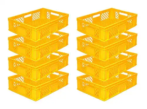 Bäckerkiste DIE BOX FABRIK 8x Eurobehälter, 600x400x150 mm