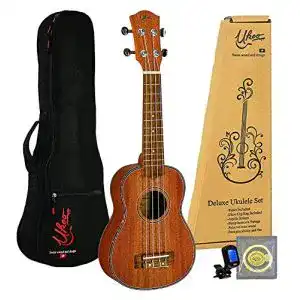 Sopran-Ukulele Ukoo Swiss Sopran Ukulele, Mahagoni Korpus
