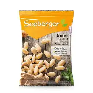 Mandeln blanchiert Seeberger, 3 x 200 g Beutel