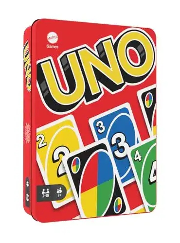 UNO Mattel Games HGB63 Kartenspiel mit 112 Karten