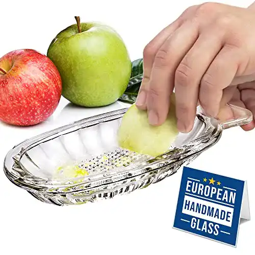 Apfelreibe Crystalia Premium Glas Baby, Obstreibe für Babys