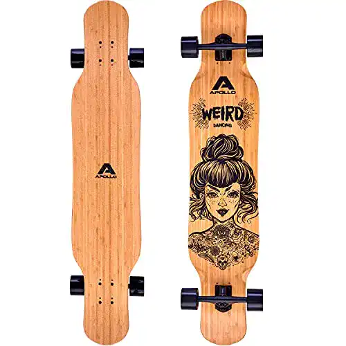 Longboard Dancer Apollo Dancer Longboard Weird, 46 x 9,5 Zoll, ABEC 9