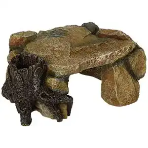Welshöhle TRIXIE 8847 Felsplateau mit Baumstamm, 25 cm