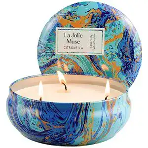 Anti-Mücken-Kerze La Jolíe Muse Duftkerze Citronella Kerze in Dose