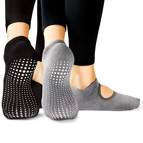 Yoga-Socken LA Active Grip Socken – 2 Paar – Yoga Pilates