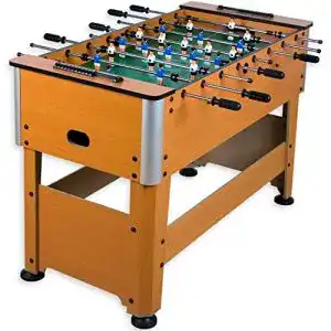 Tischkicker Maxstore Tischfussball „Manchester“ Buche inkl. Zubehör