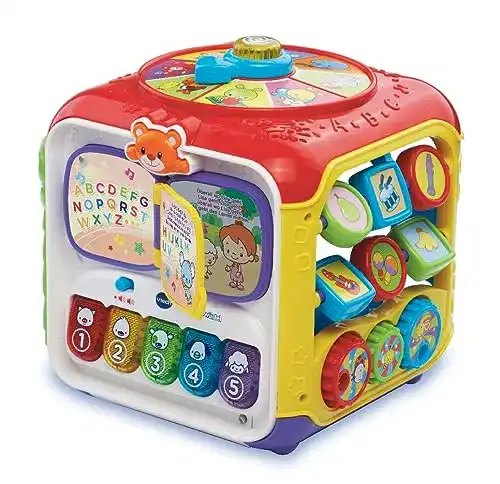 Lernspielzeug ab 1 Jahr Vtech Baby 80-183404 – Entdeckerwürfel