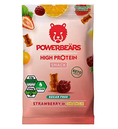 Zuckerfreie Gummibärchen Wir sind natür Powerbeärs, 8x50g