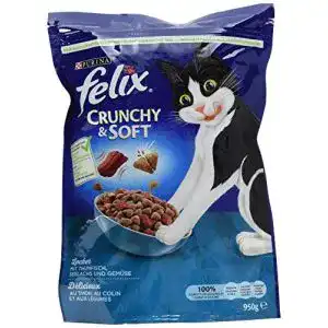 Felix-Trockenfutter Felix Crunchy und Soft Thunfisch, 950 g