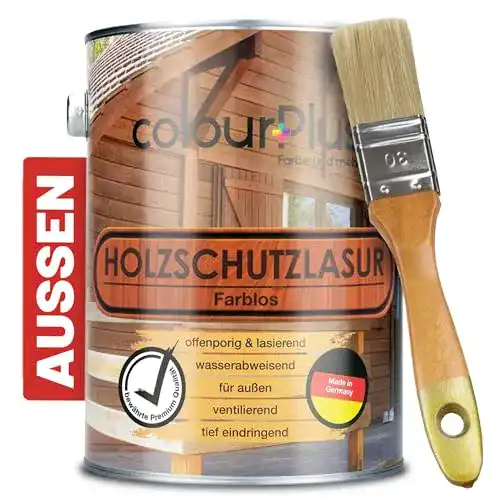 Holzschutzgel colourPlus Farbe und mehr colourPlus®2,5L farblos