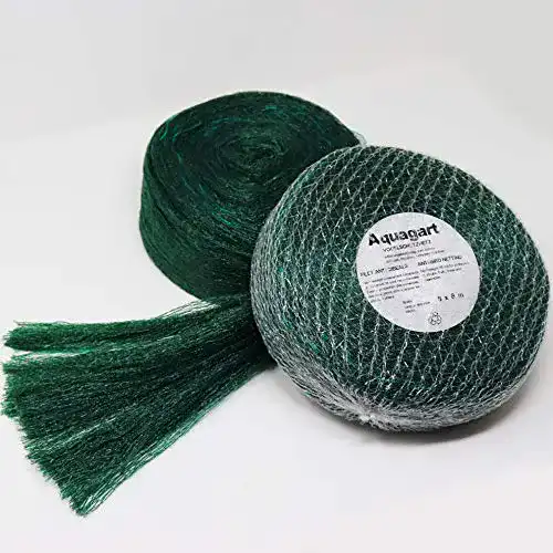Teichnetz Aquagart Vogelschutznetz 8m x 8m Obstbaumnetz