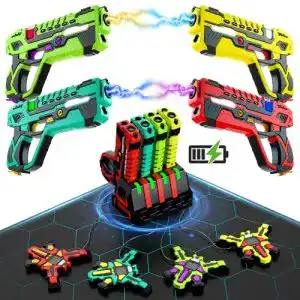 Lasertag-Set VATOS Wiederaufladbares Laser Tag 4er Set