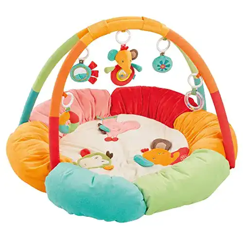 Krabbeldecke mit Spielbogen Fehn 074611 3-D-Activity-Nest