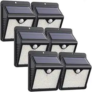 Solarstrahler iPosible Solarlampen für Außen, 6 Stück