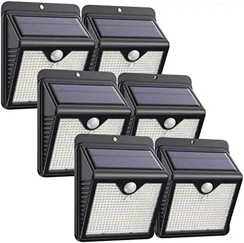 Solarstrahler iPosible Solarlampen für Außen, 6 Stück