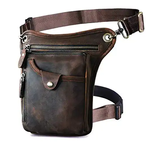 Gürteltasche zum Wandern Le’aokuu Herren Echtes Leder