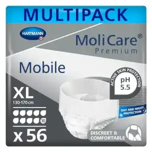 Windeln für Erwachsene Molicare Mobile Einweghose, 4×14 Stück