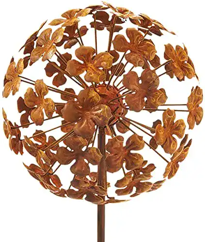 Die beste Rosenkugel Kobolo Gartenstecker Dekostecker Metall Rostoptik 2026 Test Bestseller Rosenkugel Kobolo Gartenstecker Dekostecker Metall Rostoptik