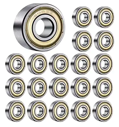 ABEC-7-Kugellager HAHAXIXI 20Pcs 608zz Kugellager