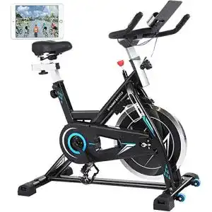 Ergometer mit App ANCHEER Heimtrainer Fahrrad, Indoor