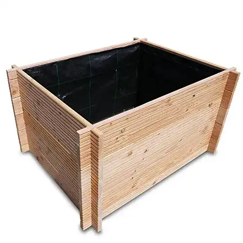 Hochbeet (Holz) Nordje Hochbeet Bausatz Asta 110x85x58,5cm