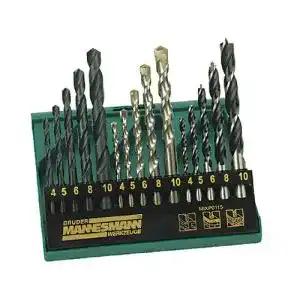 Bohrer-Set Brüder Mannesmann Werkzeug Mannesmann 15-tlg.
