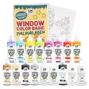 Window-Color LM-Kreativ LM Window Color Set 17 x 82 ml Set