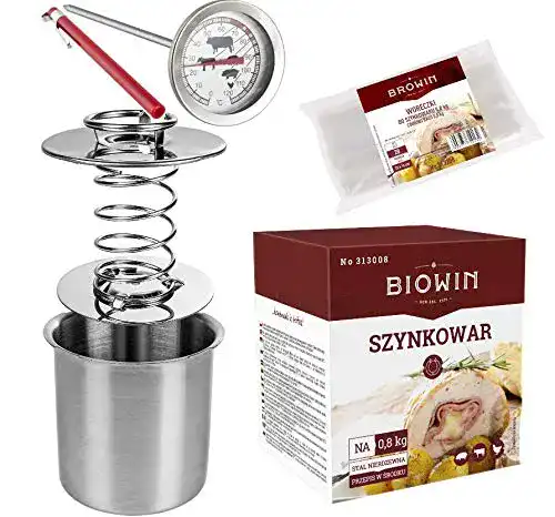Schinkenkocher BIOWIN 0,8kg Set: Schinkenform +Thermometer