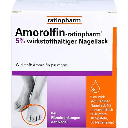 Amorolfin-Nagelkur AMOROLFIN ratiopharm 5% wirkstoffhaltig