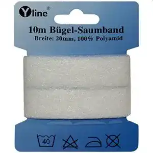 Bügelband Yline 10 m x 2 cm Saumband zum nähfreien Säumen
