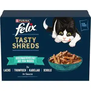 Felix-Katzenfutter FELIX Tasty Shreds Katzenfutter nass in Sauce