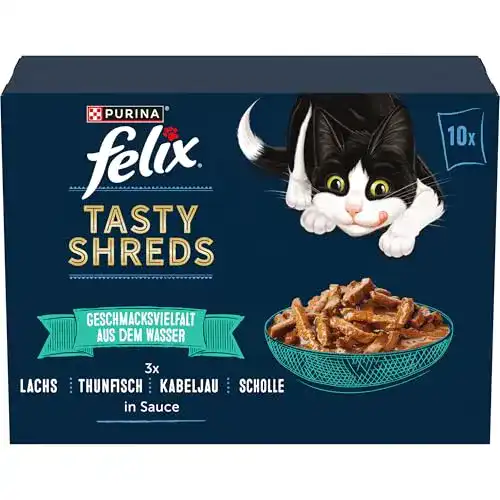 Felix-Katzenfutter FELIX Tasty Shreds Katzenfutter nass in Sauce